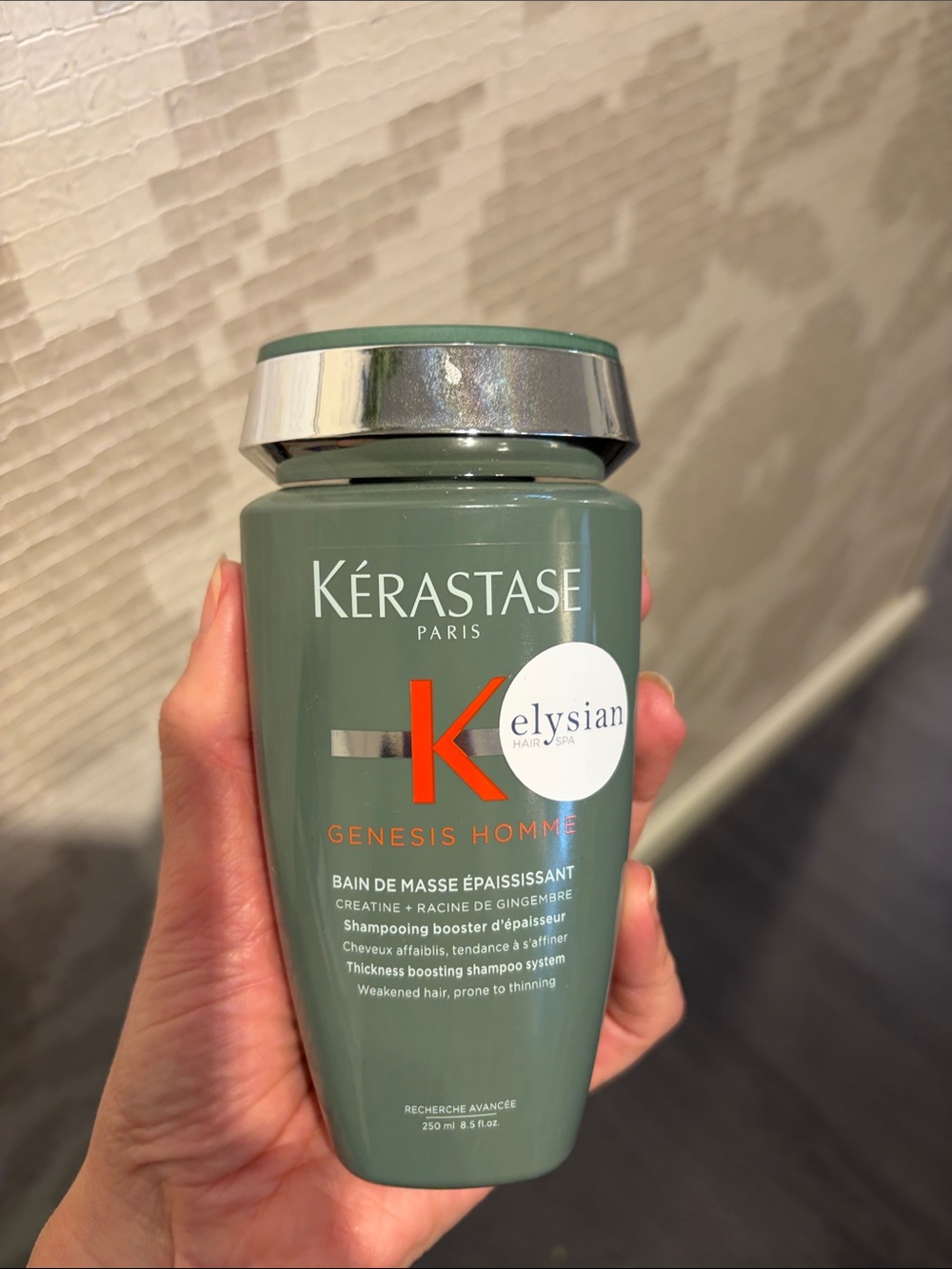 Kérastase Genesis Homme Thickening Shampoo — Sage Green